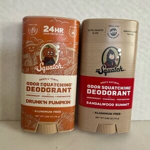 Dr. Squatch Limited Edition Aluminum Free Natural men’s Deodorant Duo- Stick